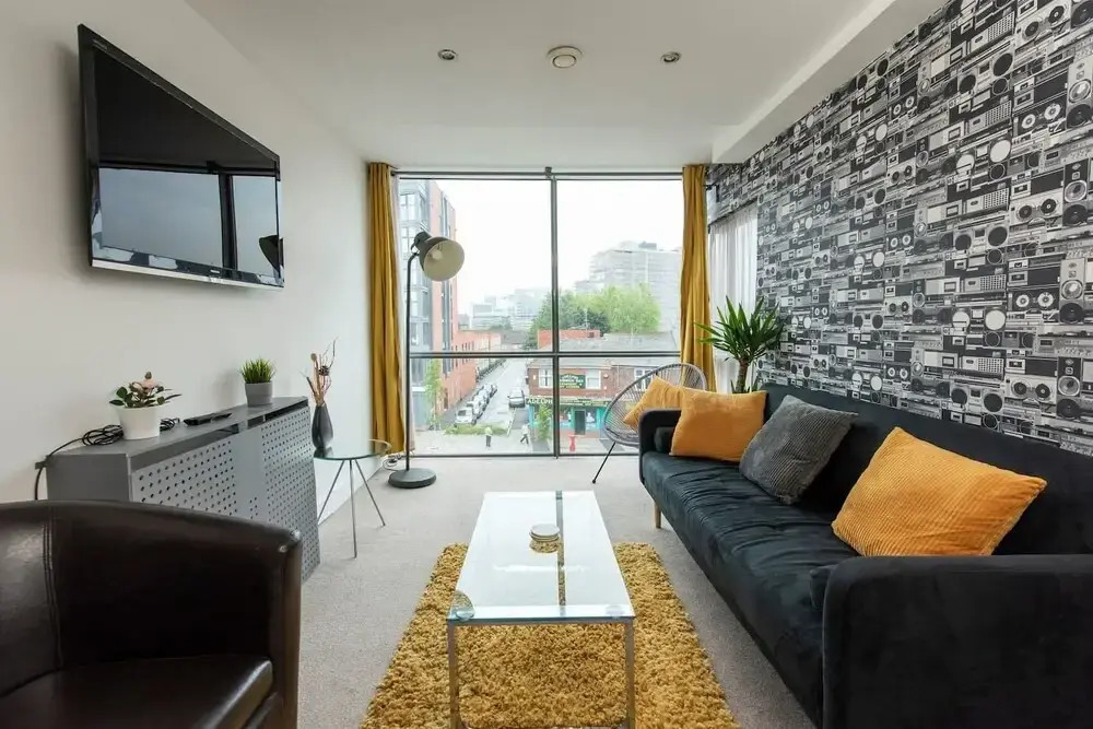 Trendy 2BR Sleeps 5, Close to Media City, University of Salford & City Centre