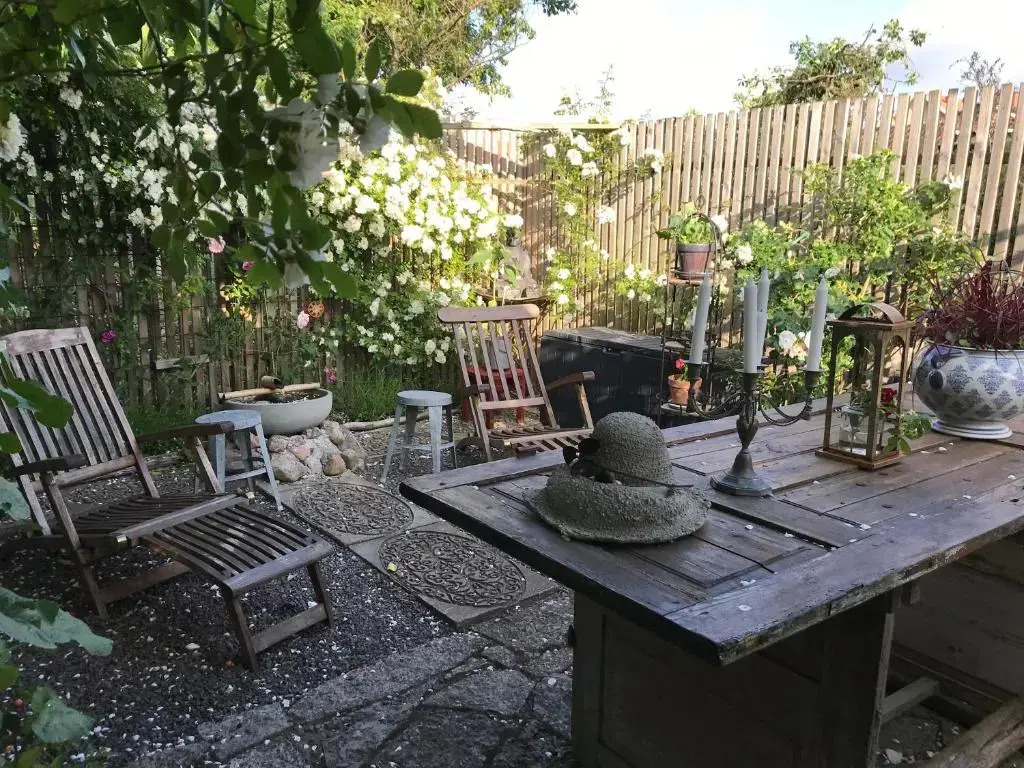 B&B Bland Ormbunkar Och Rosor