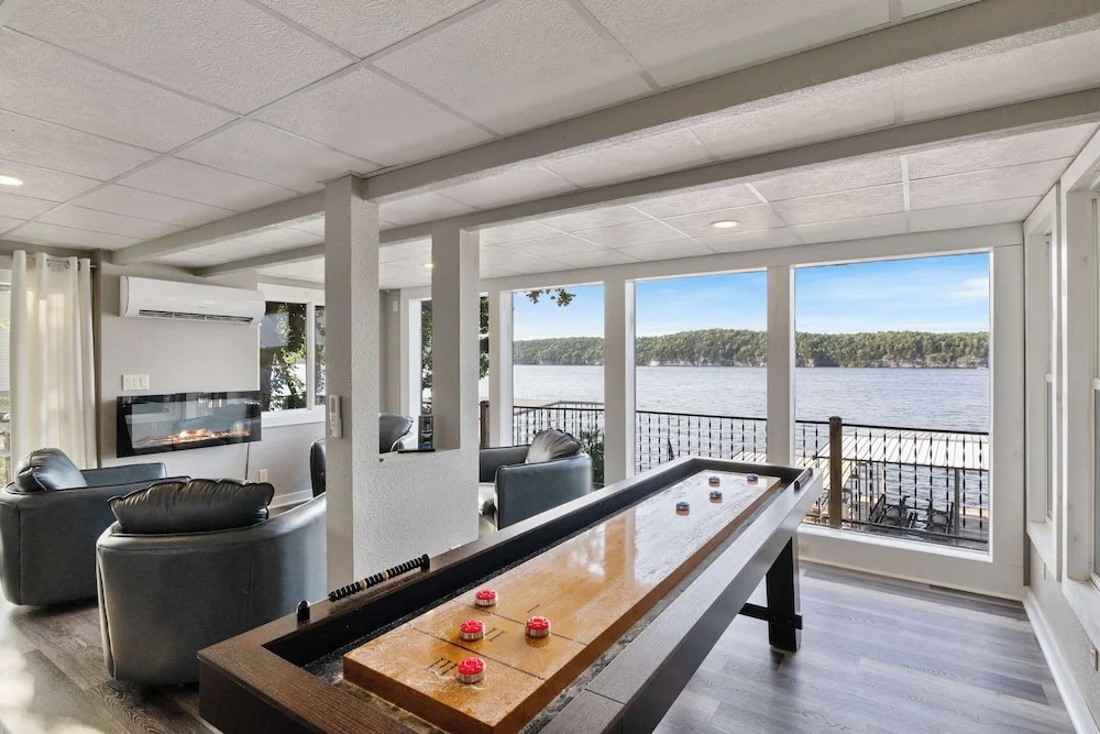 Lakefront Home Private Dock With Main Channel View