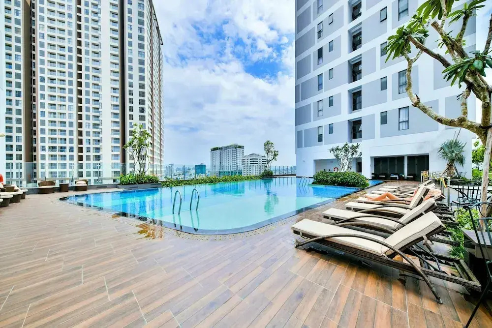 Rivergate Residence Saigon Central Walk to District 1 Free Pool