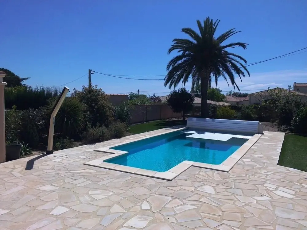 Villa With 3 Bedrooms in Autignac, With Wonderful Mountain View, Priva
