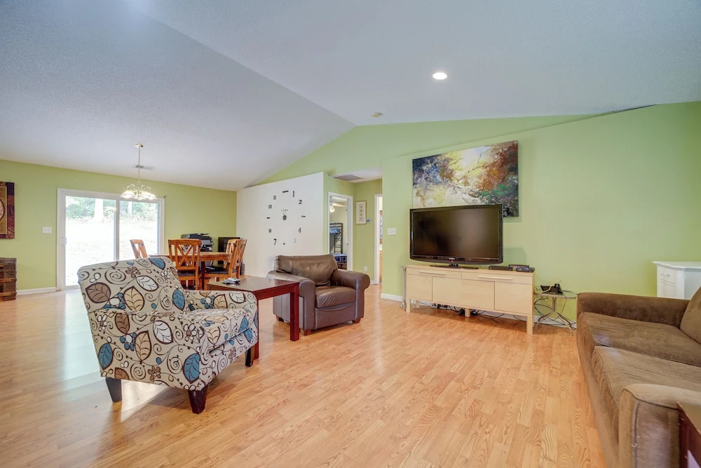 Candler Home w/ Large Deck: Hike, Bike & Unwind!