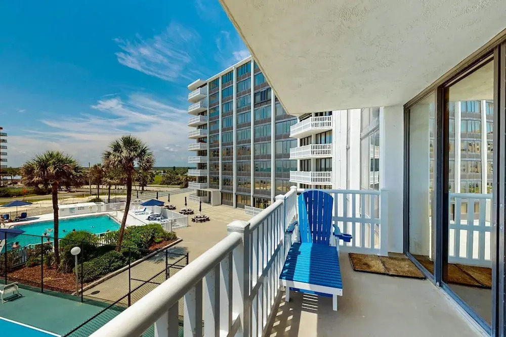 Right on the Shores, Apt 306 Condo in Flagler Beach With Pool & Tennis Access