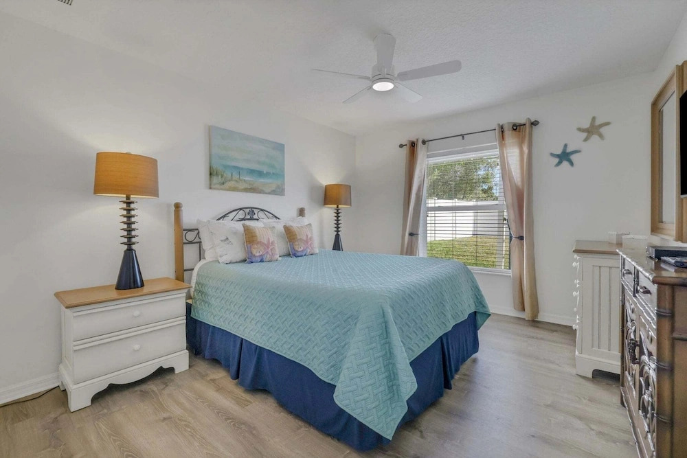 Contemporary Coastal Escape With Heated Pool, Fenced Yard, & Outdoor Dining