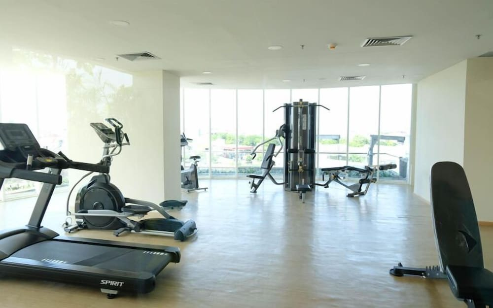 Wood Accents Studio At Grand Dharmahusada Lagoon Apartment