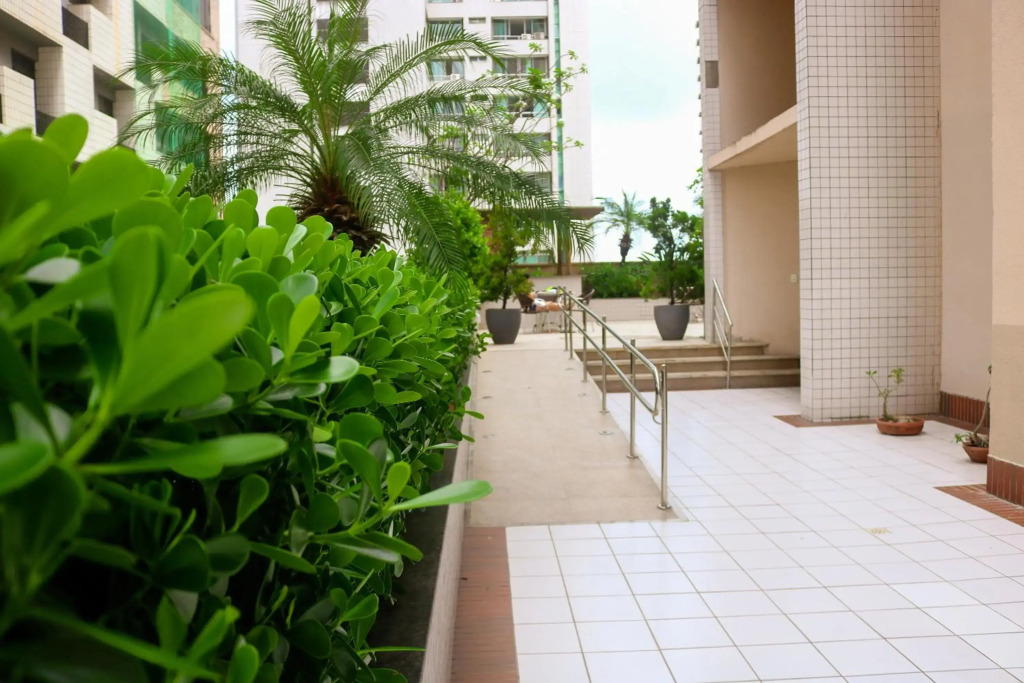 Apartamento com Varanda vista mar, Max 4 Pessoas