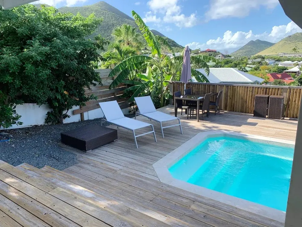 Villa With 5 Bedrooms in Saint Martin, With Wonderful sea View, Private Pool and Terrace - 500 m From the Beach