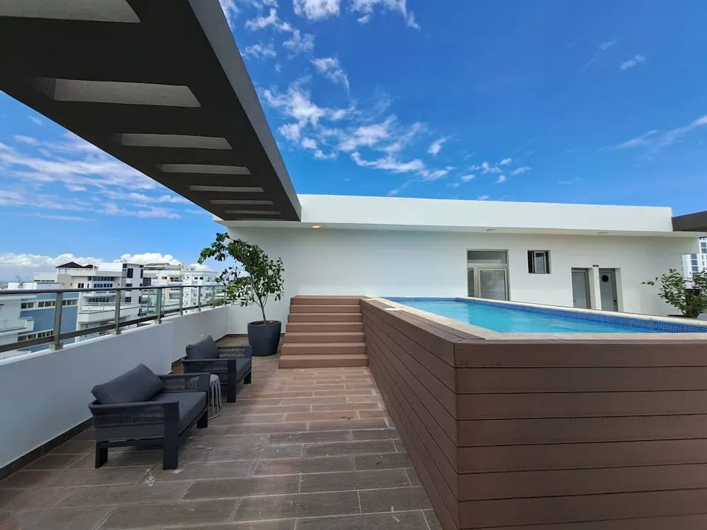 Goistay Elegant Refugio Caribeño 1br Gym Pool Naco
