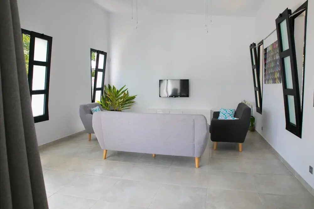 House With 3 Bedrooms in La Ligne-des-bambous, With Pool Access, Enclo