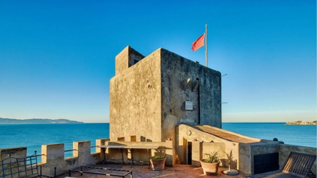Ancient Tower in Magical Position Overlooking the Sea-torre Spagnola