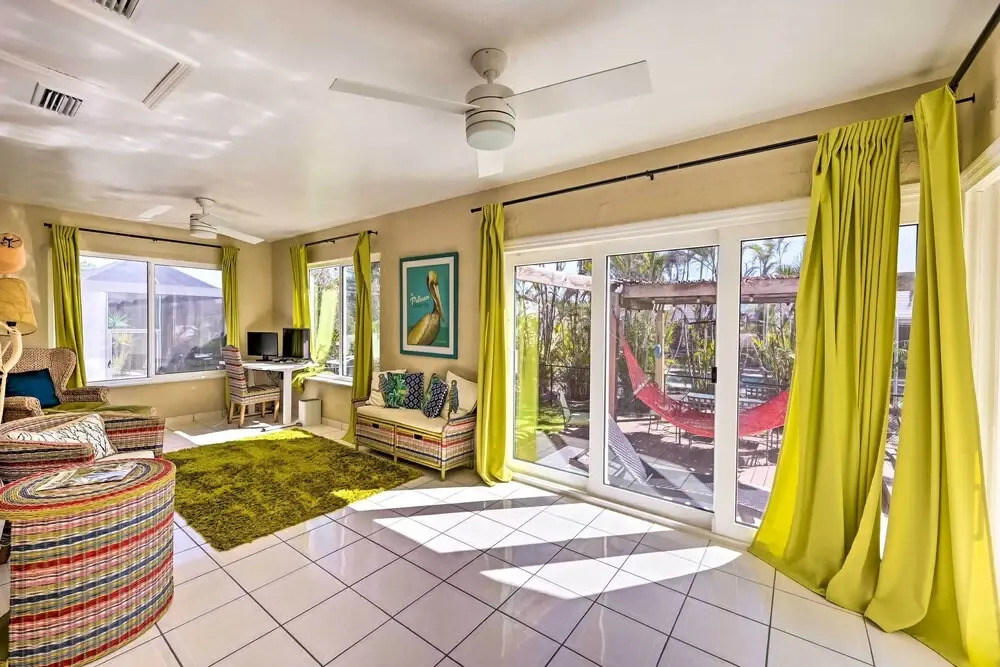 House w/ Heated Pool & Grill - Walk to Beach!