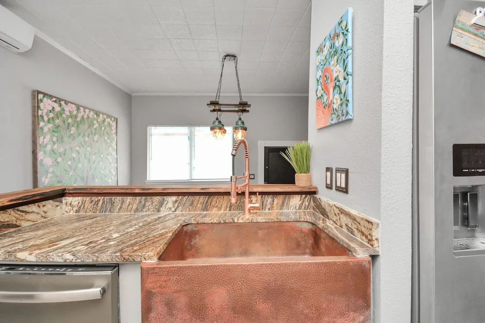 Copper Crib Blocks to Beach