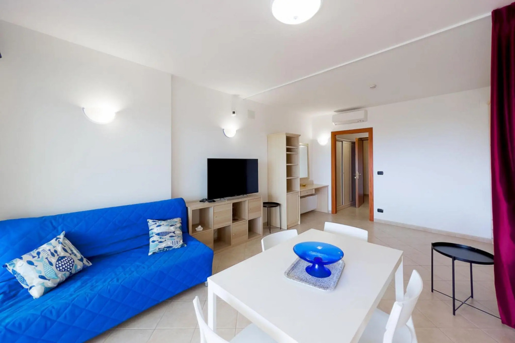 Verde blu 714 studio with terrace overlooking the sea and pool-VERDE BLU 714