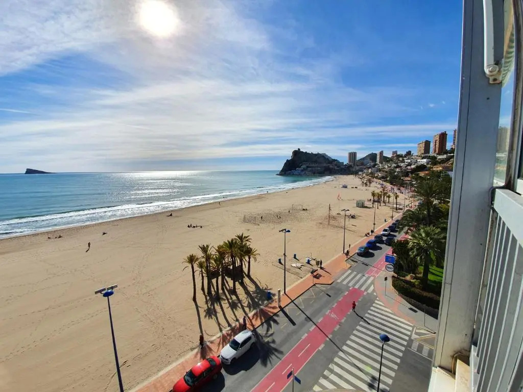 Esmeralda, Benidorm Beachfront Poniente, 1st line Frontal Seaview, Ocean Terrace