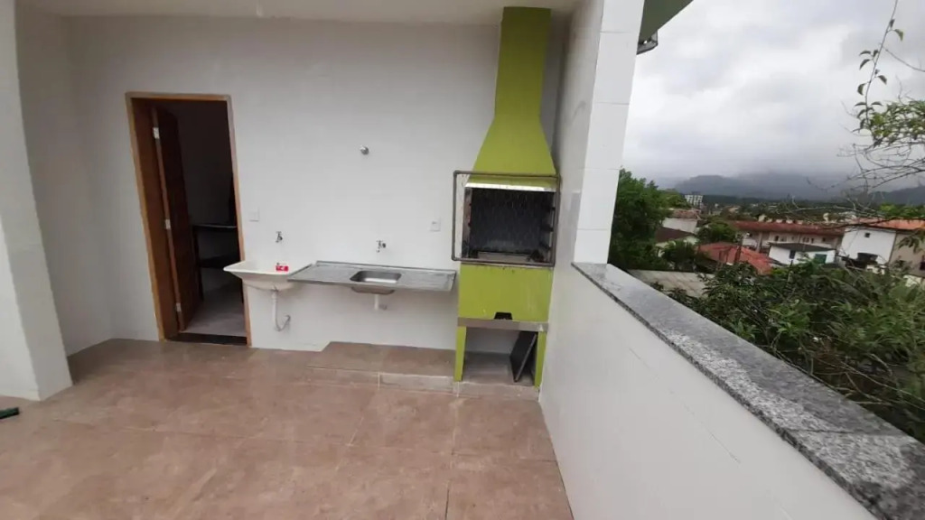 Apartamento duplex novo no Perequê Açu - Condomínio de frente ao mar
