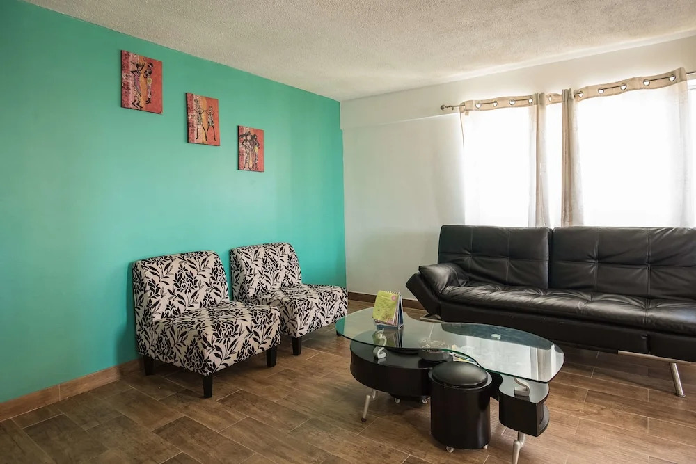 Beach-side condos at Turtle Beach Towers