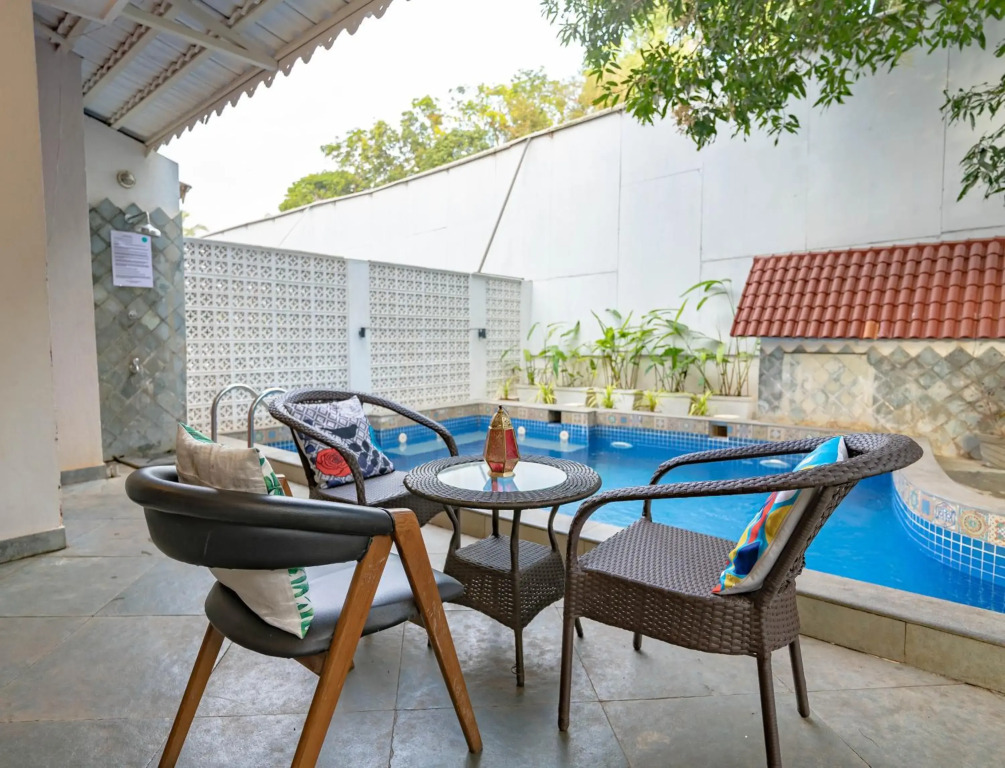 OV Private Pool Villas near Baga, I 4BHK units I Staff