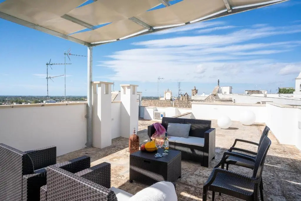 1700's House with Panoramic Rooftop Terrace in Matino
