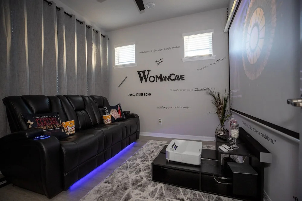 Brand New Modern Pet Friendly Zen Home W/ Private Home Theater & Hot Tub! 2 Bedroom Home by RedAwning