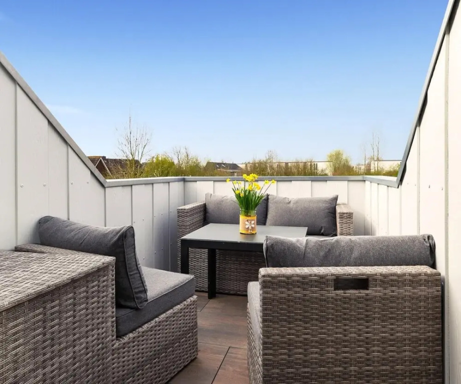 Ferienwohnung Balkon zur Sonnenseite in Bensersiel