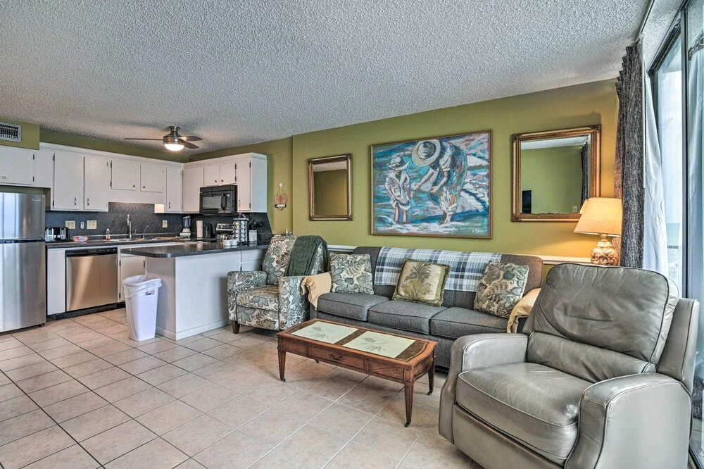 Murrells Inlet Condo w/ Ocean Views & Pool Access!