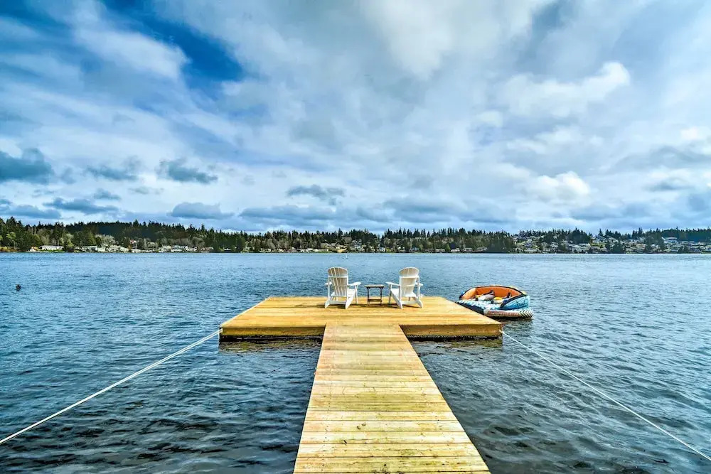 Lakefront Bremerton Vacation Rental with Deck!