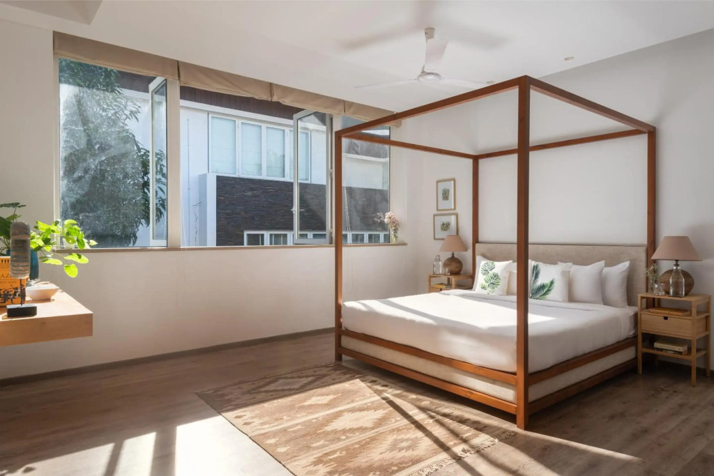Seis Villa by The Blue Kite - 4BHK Villa 10 Mins from Baga Beach with Bathtub, Private Pool, Gazebo, Garden, Security