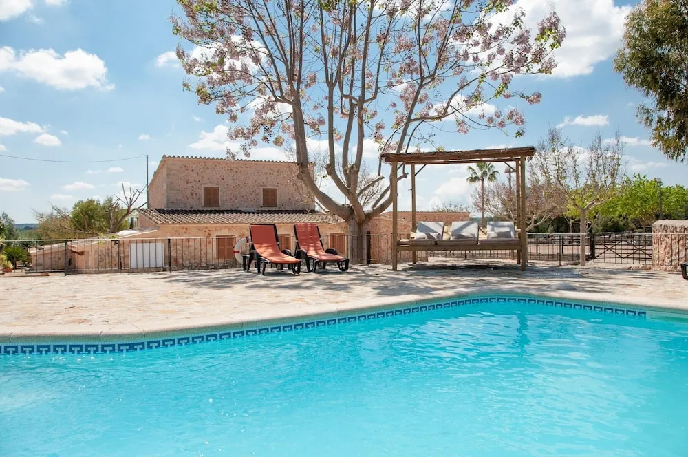 House With 2 Bedrooms in Sencelles, With Wonderful Mountain View, Pool Access, Enclosed Garden - 30 km From the Beach