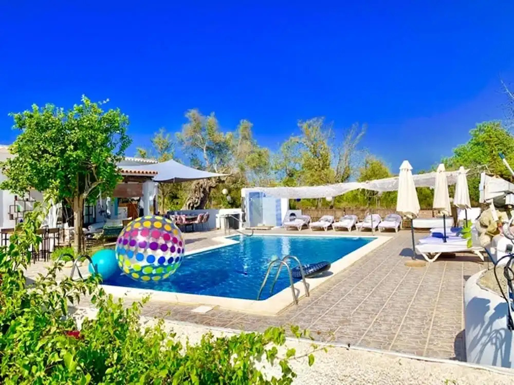 Villa with 5 Bedrooms in Ibiza, Santa Eulària Des Riu, with Wonderful Mountain View, Private Pool, Enclosed Garden - 4 Km From the Beach