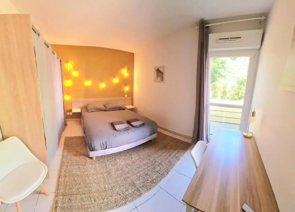 spacieux logement avec terrasse à 100m du tram