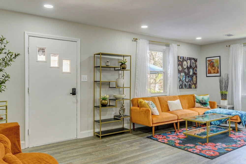 the Red Door Stylish Family Home in Falls Church
