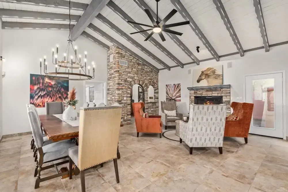 Historic Desert Rose Estate Pool Sauna Sleeps 12
