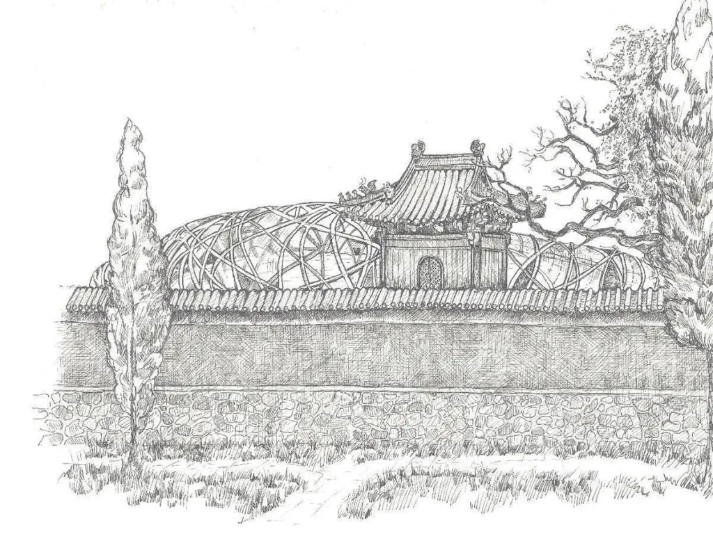 Sitting on the City Walls Courtyard House