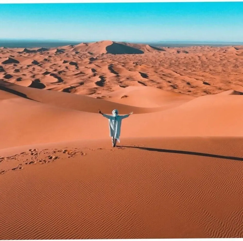Family desert camp