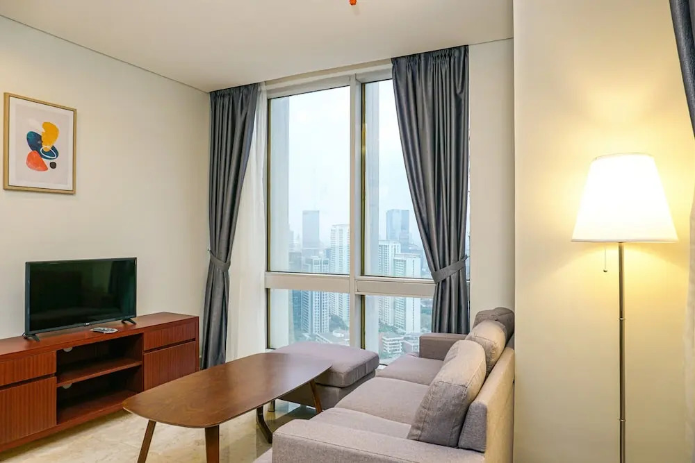 Modern Furnished 2BR at The Empyreal Condominium Epicentrum Apartment