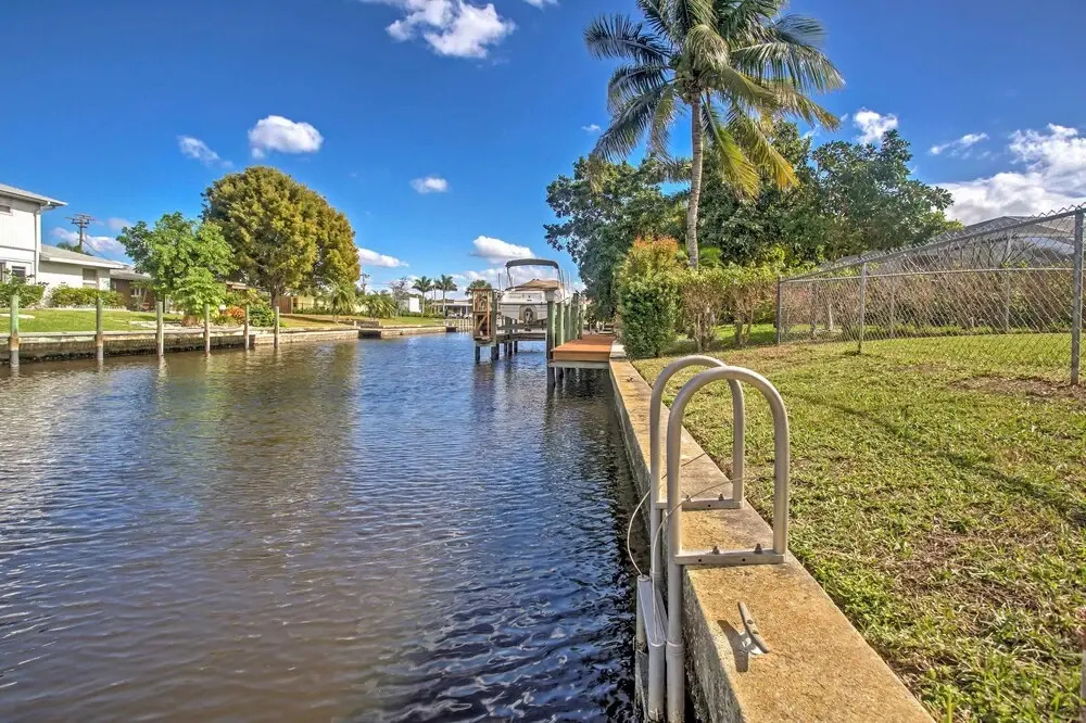 Tropical Cape Coral Home w/ Private Dock on Canal!