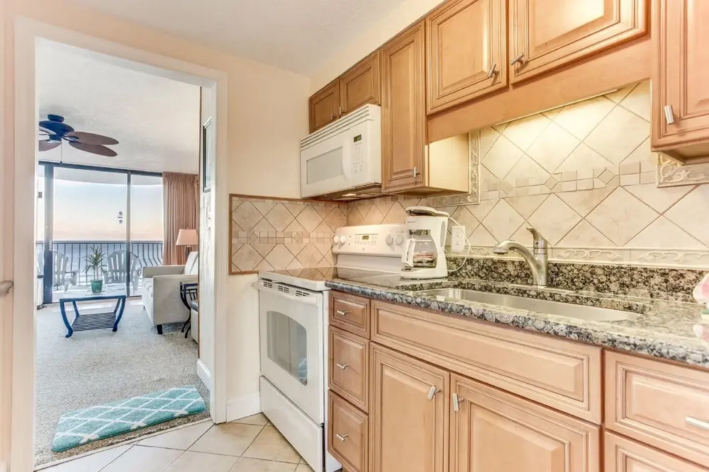 Beach-front Condo with Private Balcony
