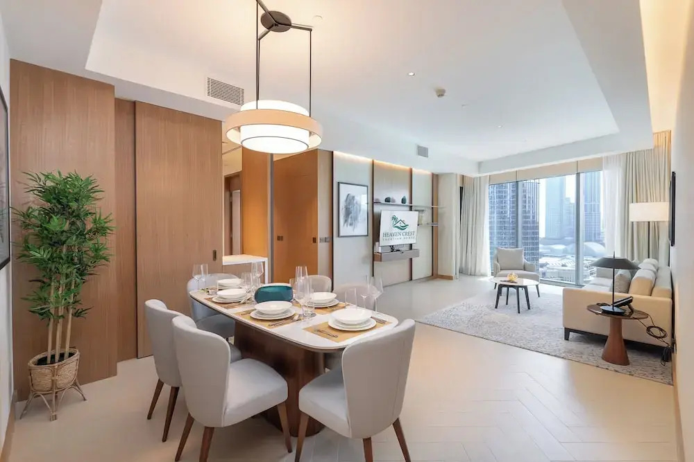 Address Residences Dubai Opera - Burj Khalifa City Views 1, 2, & 3-Bedroom Apartment 1 minute walk to Burj Khalifa, Dubai Mall, Dubai Fountain by Heaven Crest