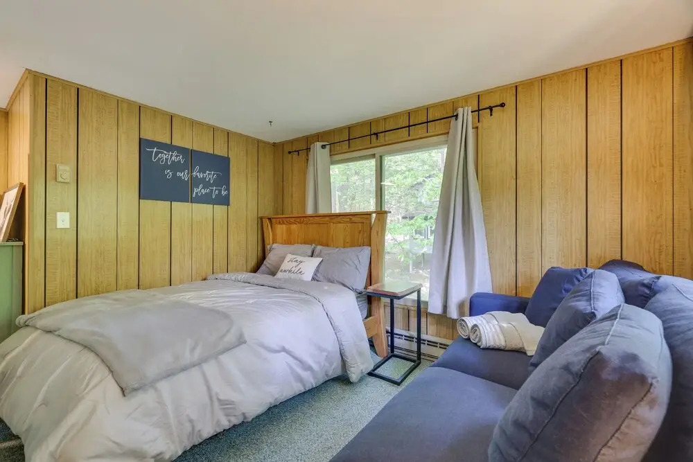 1 Block to Lake: Poconos Getaway w/ Fire Pit
