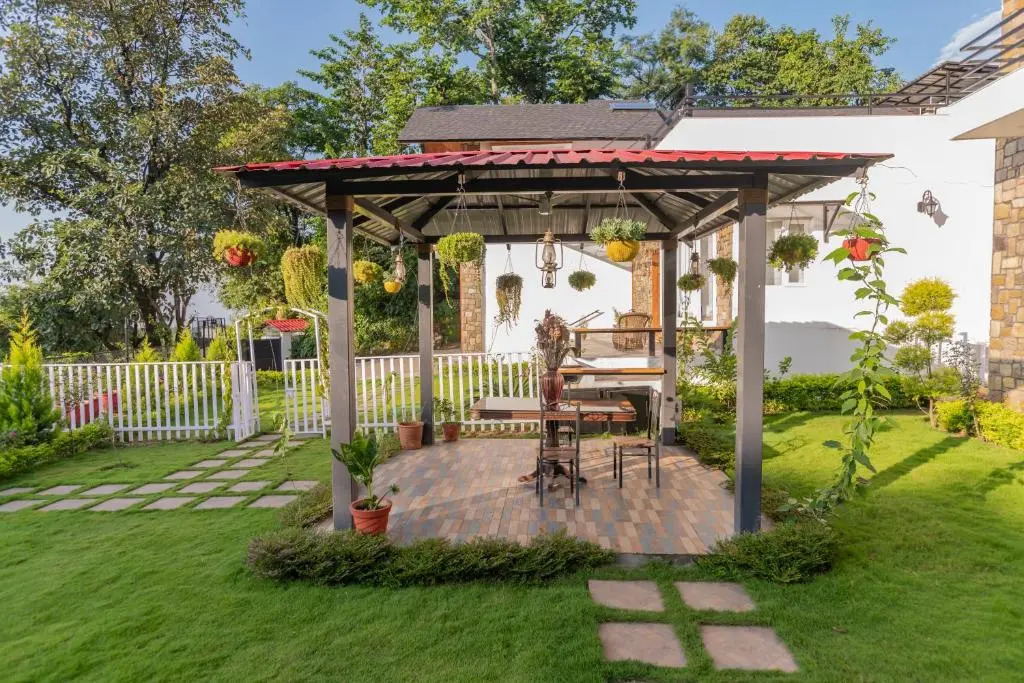 SaffronStays Wildernest - 2-BR Dehradun villa with gazebo, barbecue and mountain views