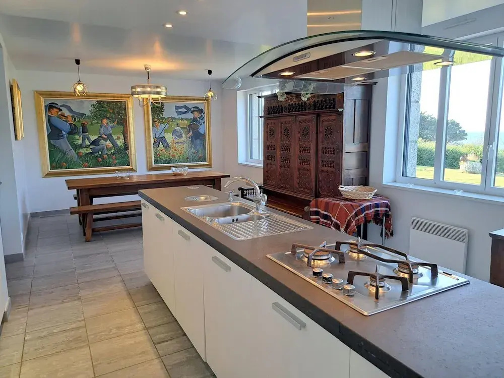 Villa in Brittany with Panoramic Sea Views