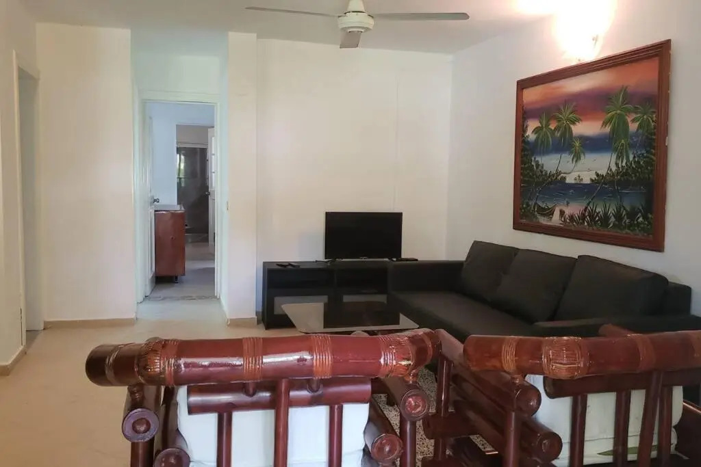 Garden view apartment on Las Ballenas beach
