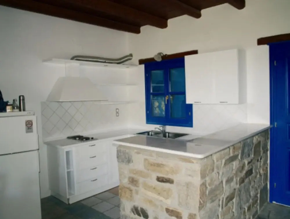 House With 2 Rooms in Drios, With Wonderful sea View, Furnished Garden