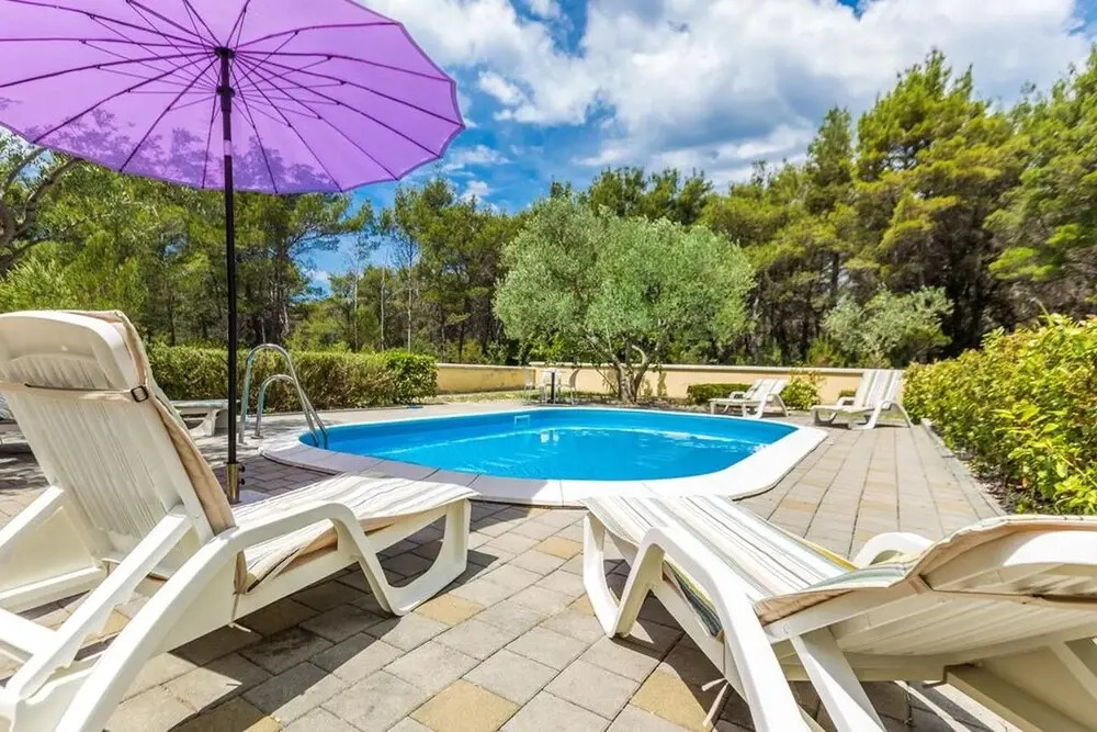 Apartment With one Bedroom in Kožino, With Shared Pool, Furnished Balcony and Wifi - 800 m From the Beach