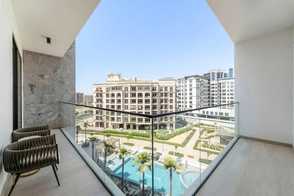Elegant 1 Bedroom in Arjan With Pool gym Game Room