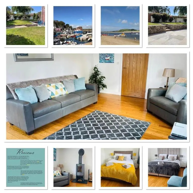 Sunny Corner, Padstow. Spacious 3 bedrooms, 2.5 bathrooms, parking, garden