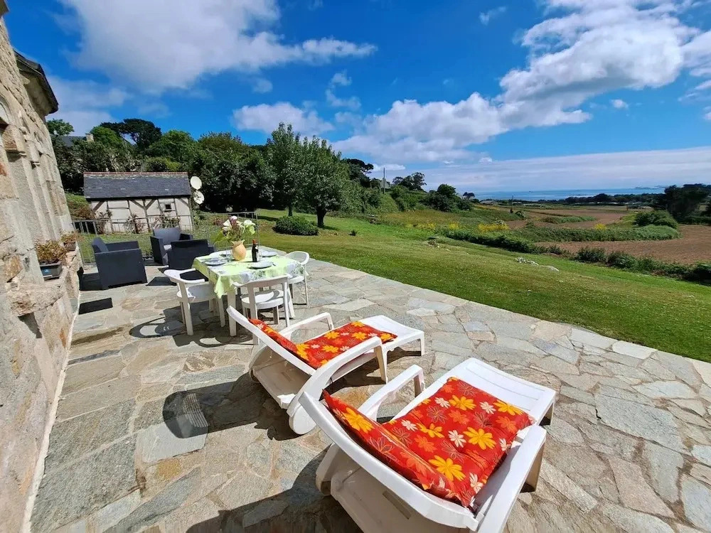 Granite House in Brittany With Sea Views