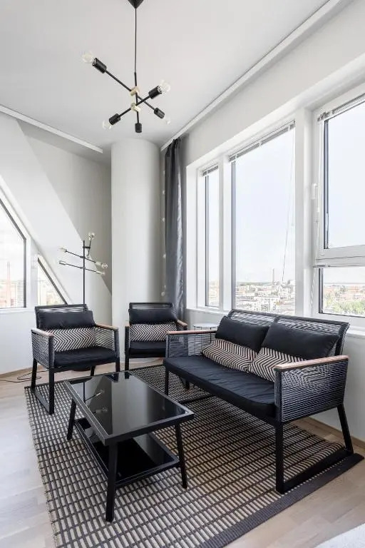 2ndhomes Tampere "Silta" Apartment - 2BR Luxurious Apartment with Sauna & Amazing City Views