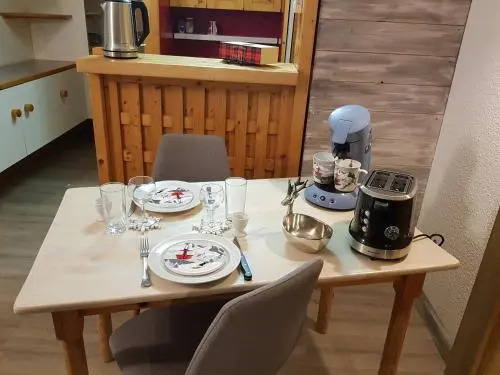 Arc 2000 -location Appartements et de 1 studio avec balcon, vue, ski in off, Wi-Fi