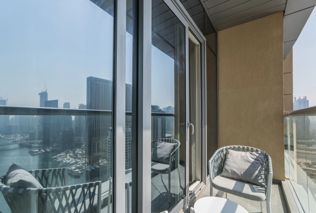 Cozy apt. w/balcony floor 22 Dubai Marina